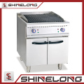 Restaurant Kitchen 700 Series Built Electric Griddle With 2/3 Flat And 1/3 Outdoor Barbecue Grill Machine